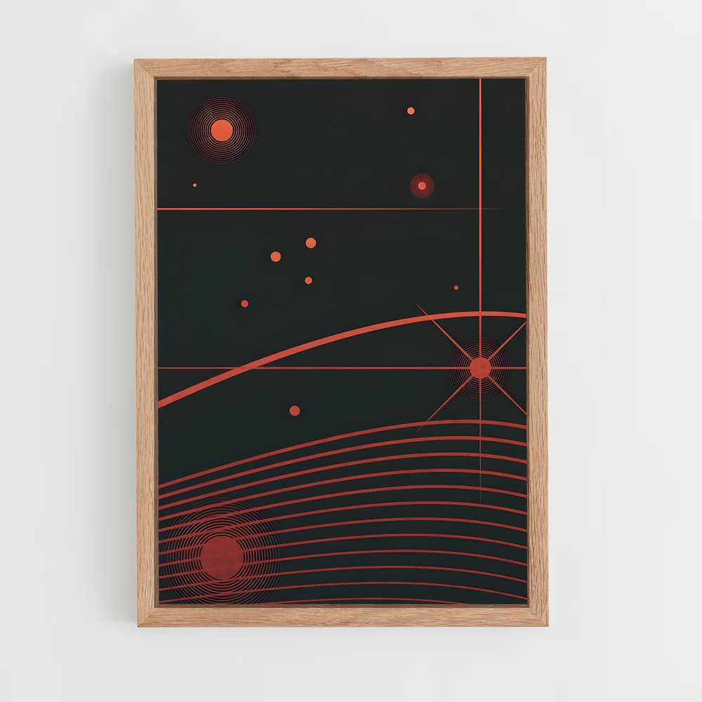 Poster Cercle d'Univers – affiche Art spatial (vue 4)
